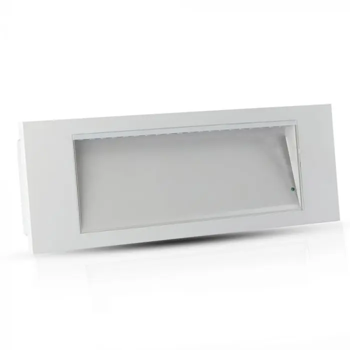Bloc de secours LED encastrable 1,2 W — IP40, 6000K