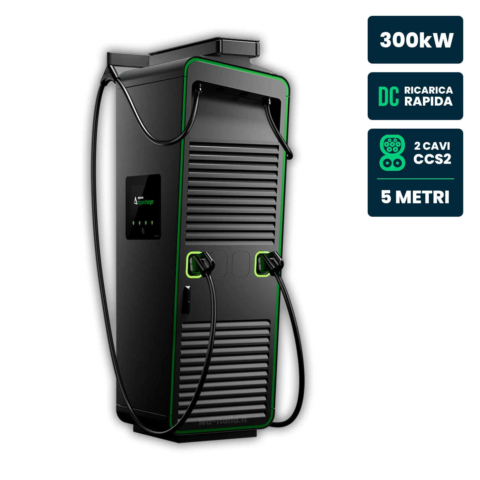 Borne de recharge véhicule électrique 300 kW — DC (HY3004CC25M)