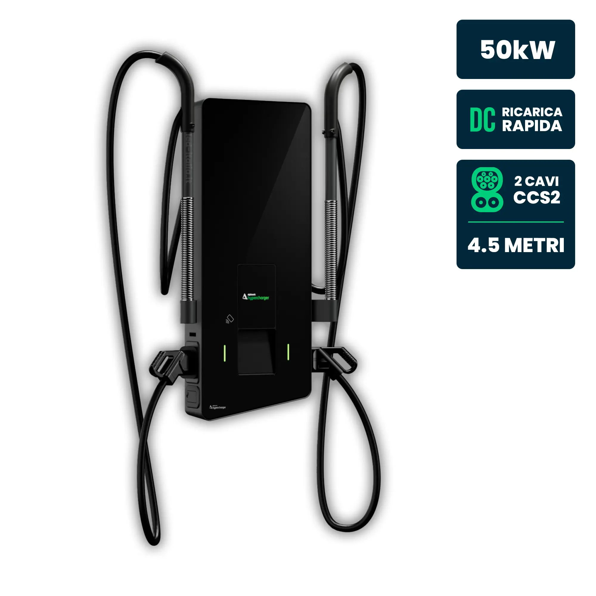 Borne de recharge véhicule électrique 50 kW — DC (HY501CC2M)