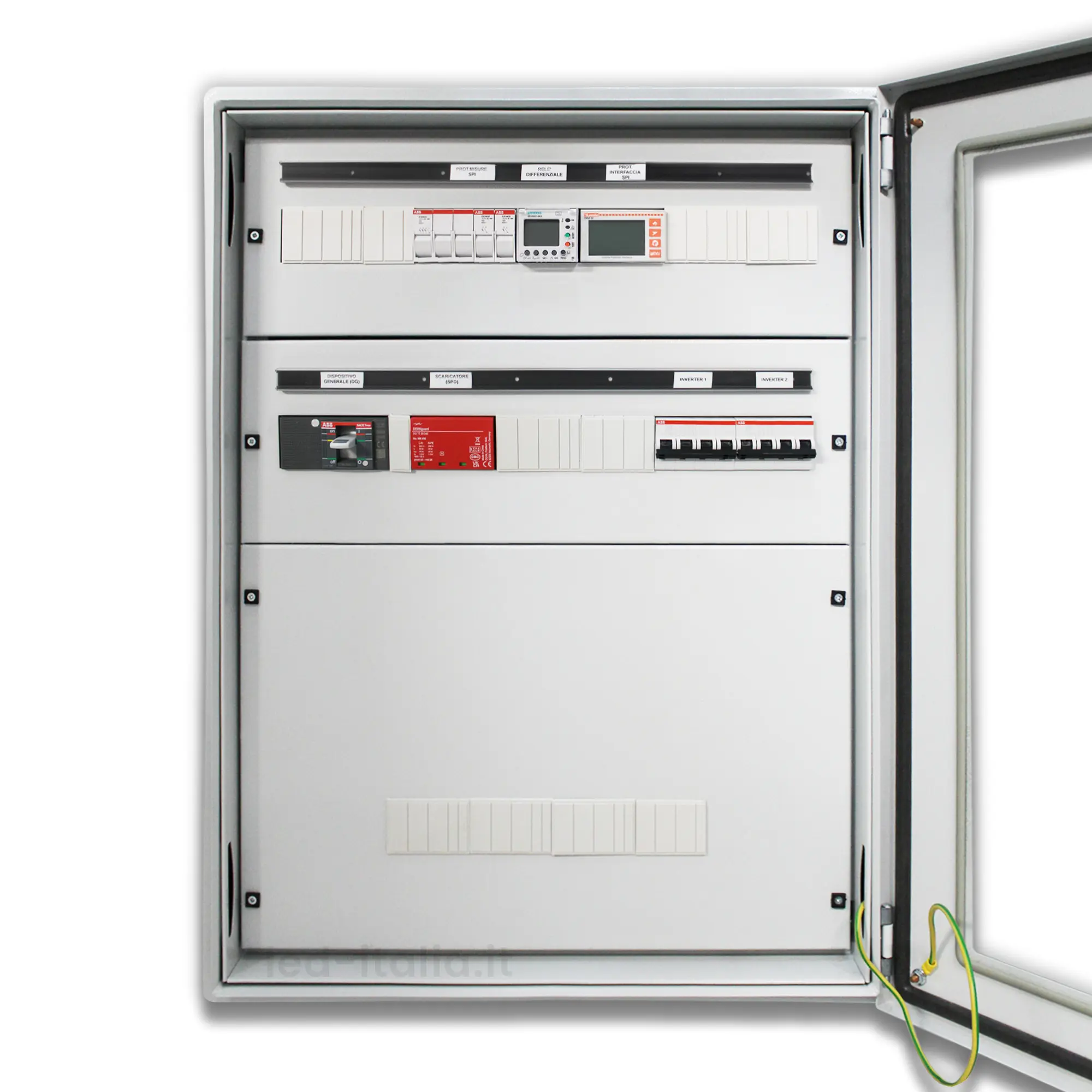 Coffret électrique pour installation photovoltaïque 50 kW — Triphasé (QACT50-2)