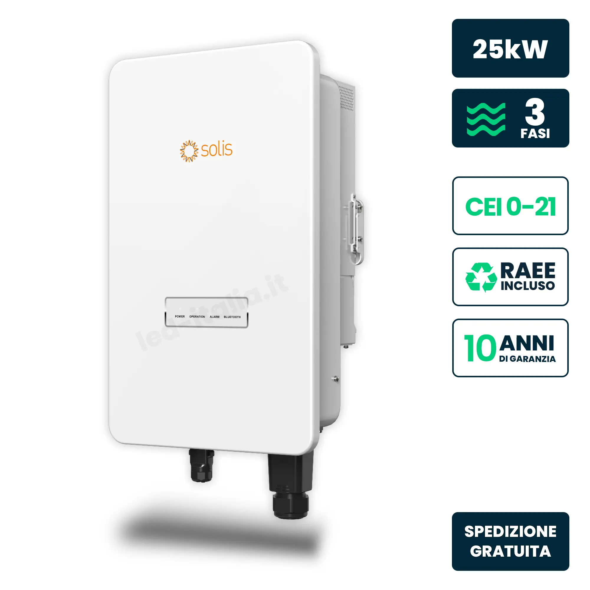 Onduleur solaire 25 kW — Solis (S6-GC3P25K03-NV-ND)