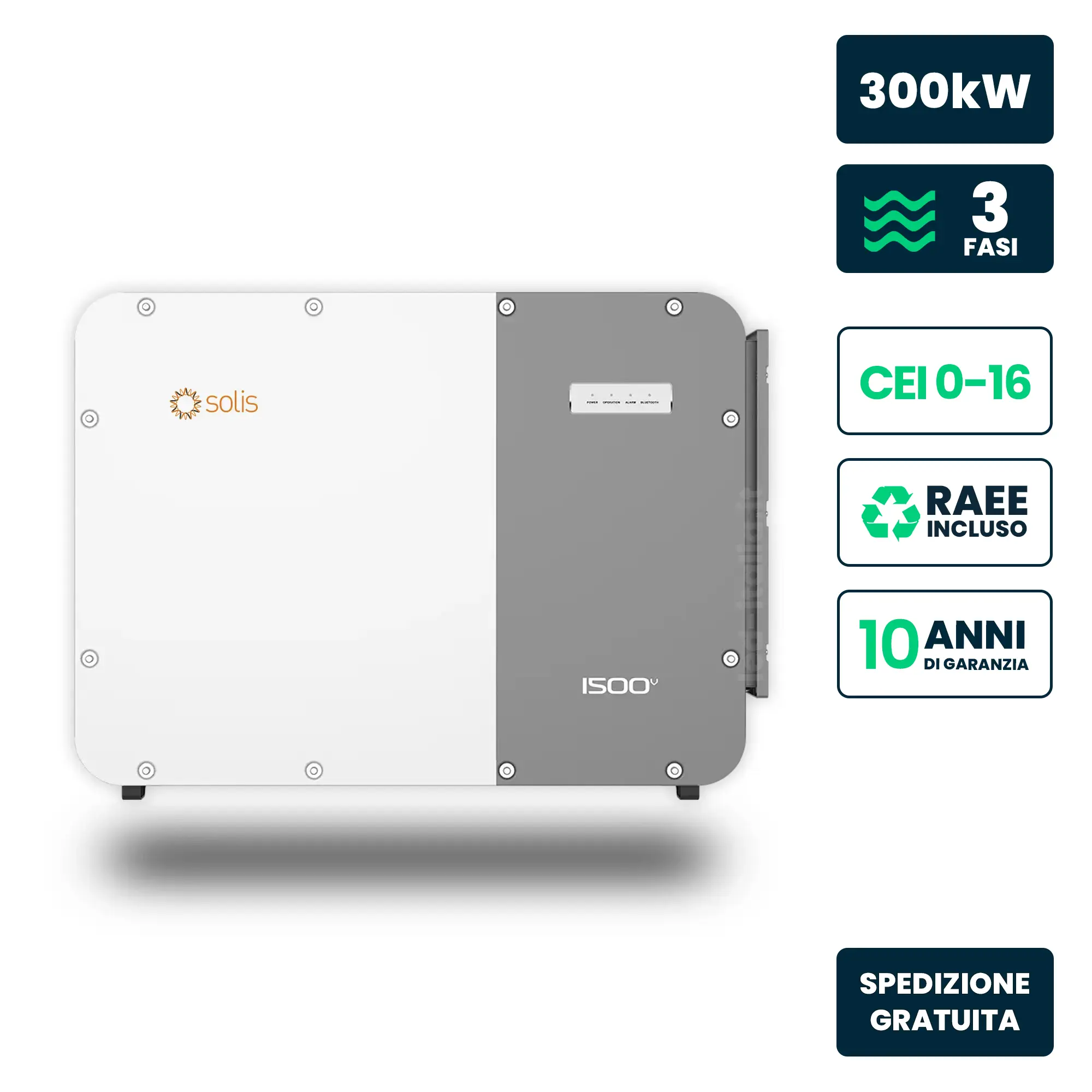 Onduleur solaire 300 kW — Solis