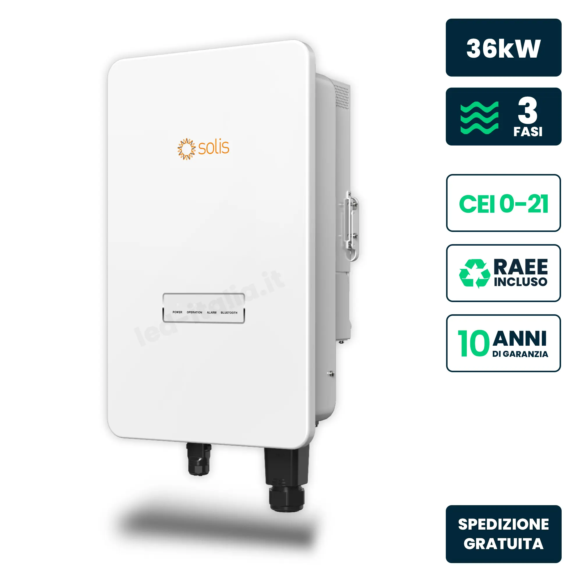 Onduleur solaire 36 kW — Solis (S6-GC3P36K03-NV-ND)