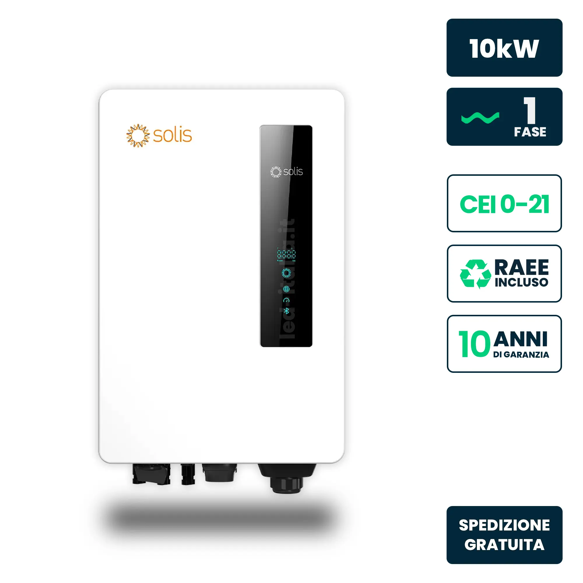 Onduleur solaire 10 kW — Solis (S6-GR1P10K03-NV-ND)