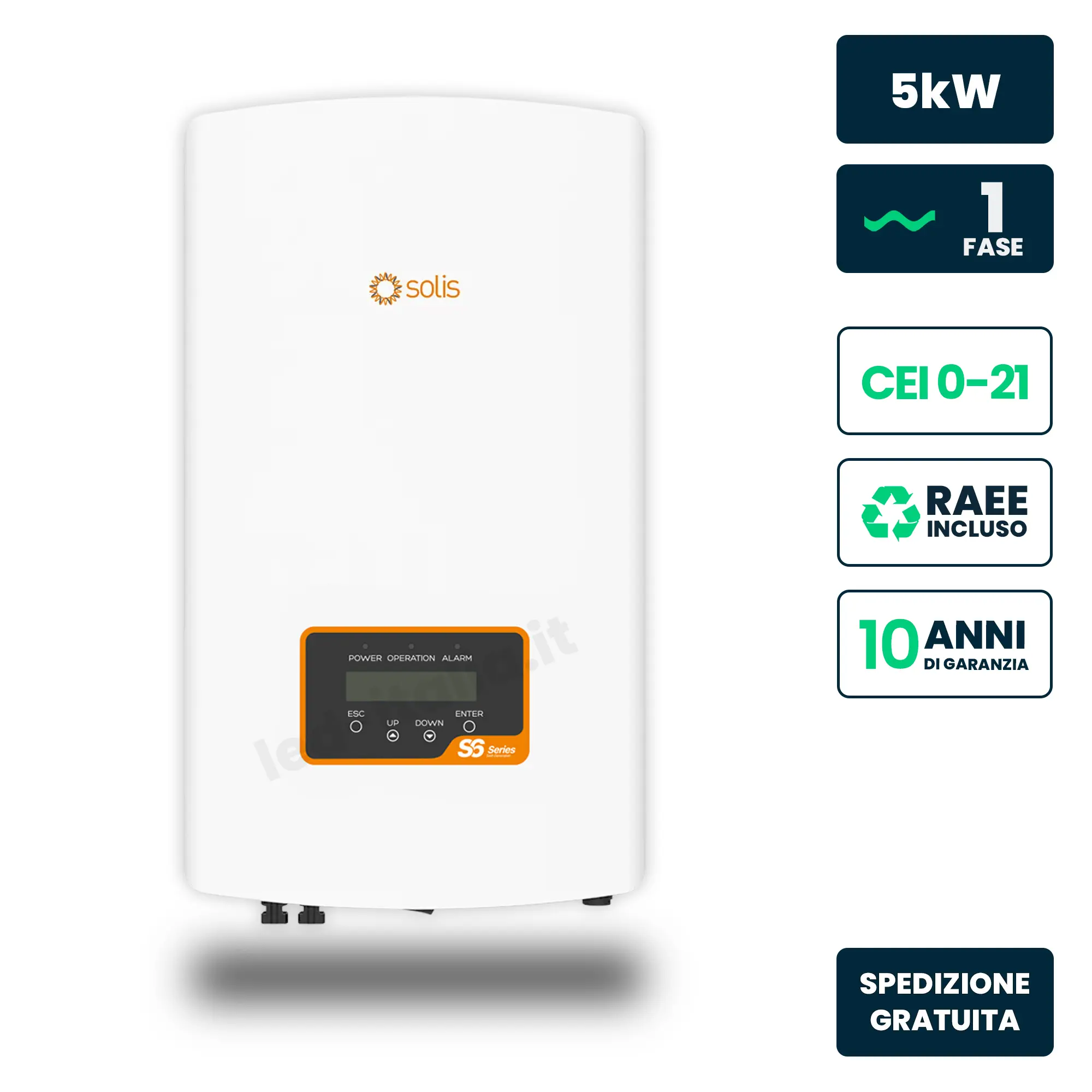 Onduleur solaire 5 kW — Solis (S6-GR1P5K)