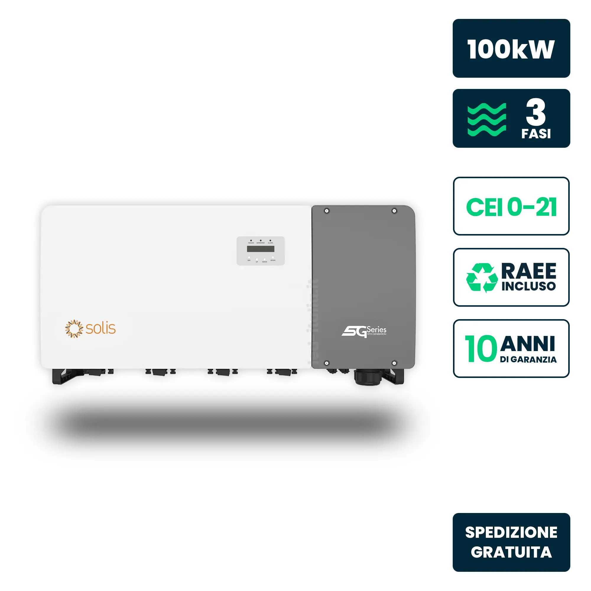 Onduleur solaire 100 kW — Solis