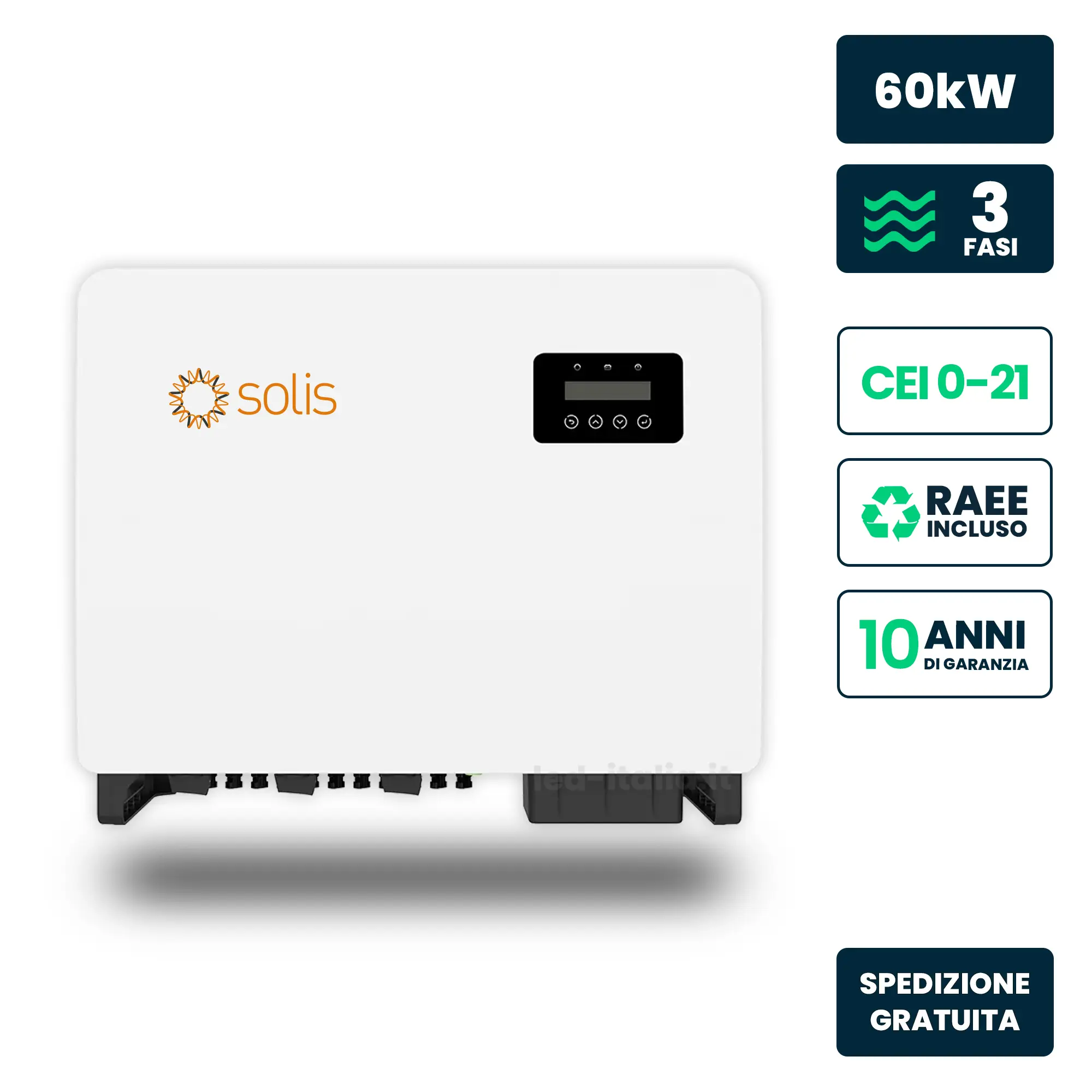 Onduleur solaire 60 kW — Solis (S5-GC60K)