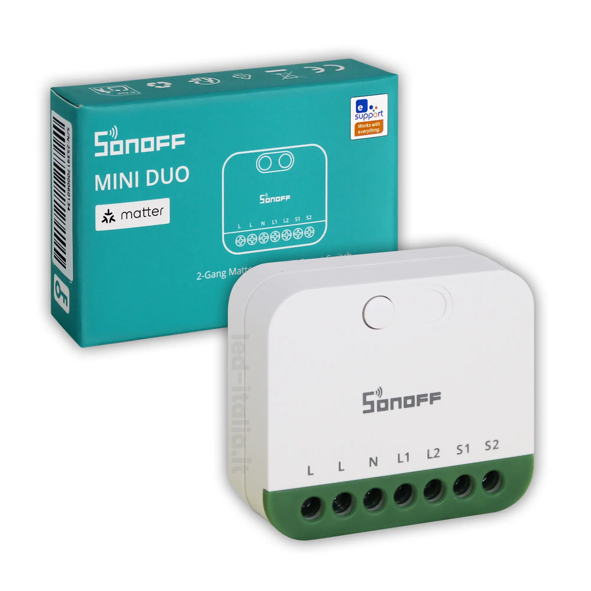 Interrupteur sans fil connecté (MINI-2GS)