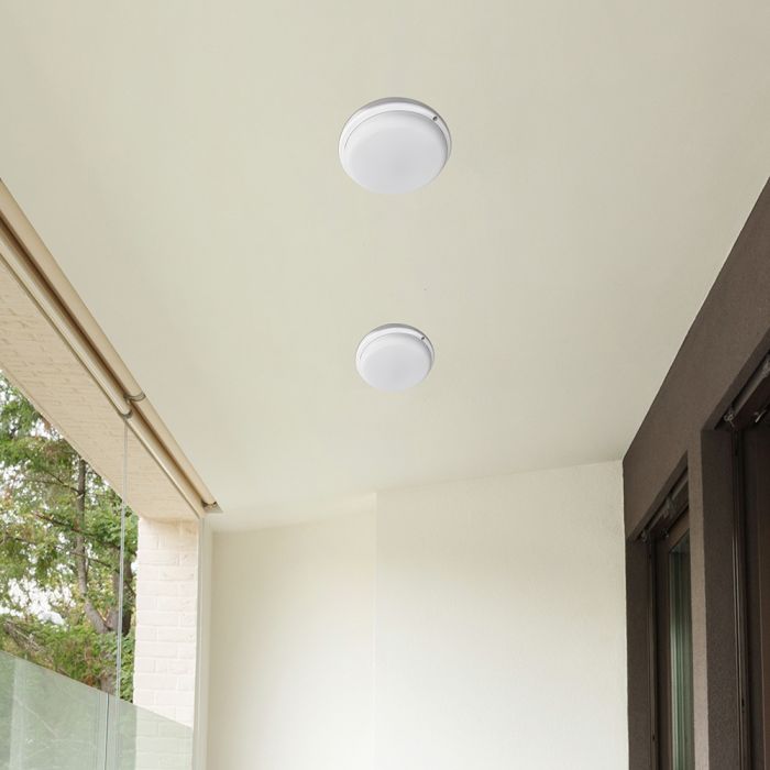 VT-8095 12W LED Bulkhead 3000K — 3000K Warm White — vue 3