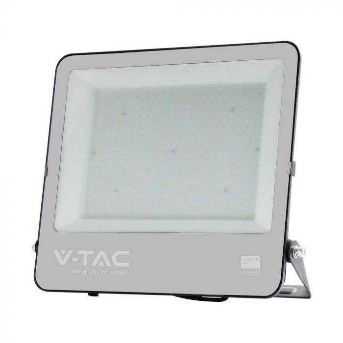 VT-44003 300W Projecteur LED SMD puce Samsung fil 1m 4000K corps noir verre gris