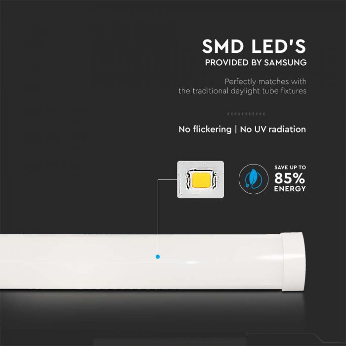 VT-8-10 10W Réglette LED 30cm Puces Samsung 3000K — 3000K Warm White — vue 7