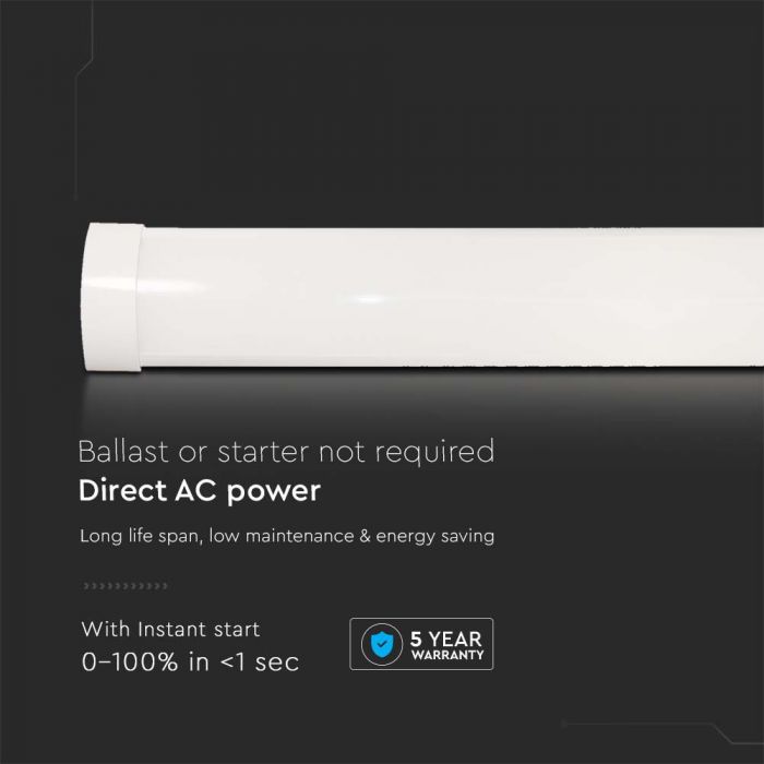 VT-8-10 10W Réglette LED 30cm Puces Samsung 3000K — 3000K Warm White — vue 8