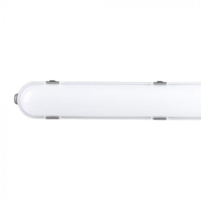 VT-120136E Raccord Lampe Wp LED 36W 120cm Puces Samsung & Kit Em Couverture Laiteuse+clips Ss 6500K — 6500K White — vue 11