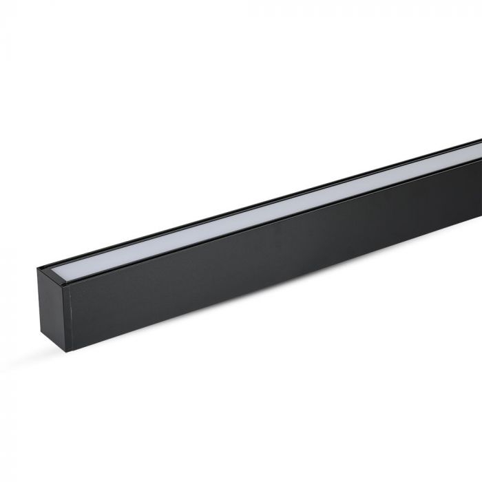 VT-7-40 40W LUMINAIRE LED LINÉAIRE SUSPENDU PUCES SAMSUNG 4000K BOITIER NOIR