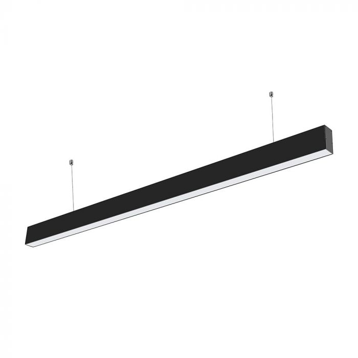 VT-7-40 40W Luminaire LED Linéaire Suspendu Puces Samsung 4000K Boitier Noir — 4000K Day White — vue 9