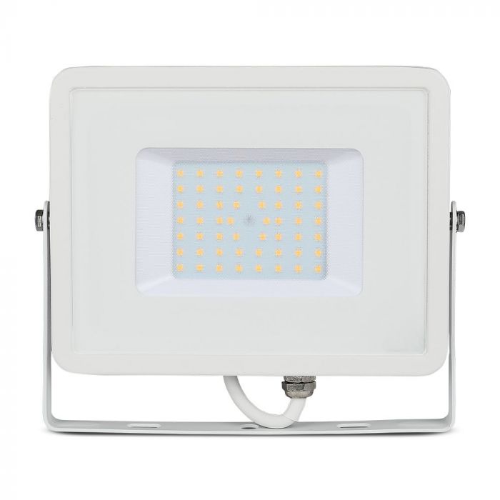 VT-50 50W Projecteur LED SMD Puce Samsung 4000K Corps Blanc — vue 11