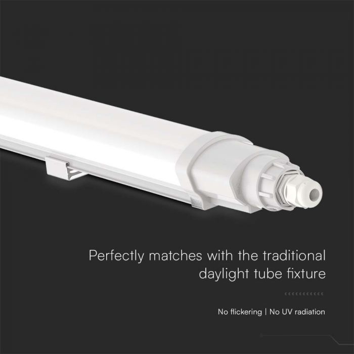 VT-80120 36W Éclairage LED Étanché Reliable 120cm 6500K — 6500K White — vue 5