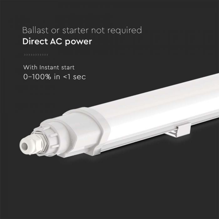 VT-80060 Lampe LED Étanchée Reliage 60cm 6500K — 6500K White — vue 7