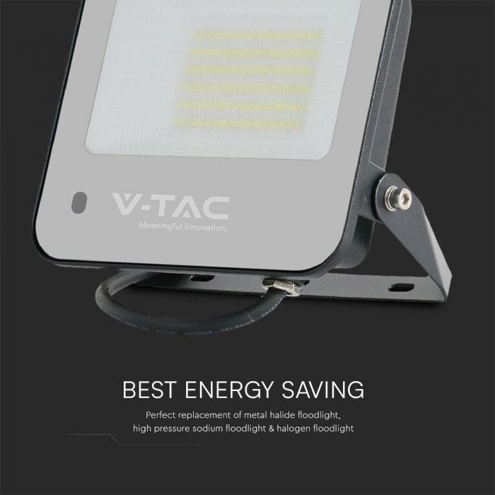 VT-44053 Projecteur LED 50W RGB + Blanc Corps Noir Verre Dépolé avec Télécommande IP65 — RGB+White — vue 6