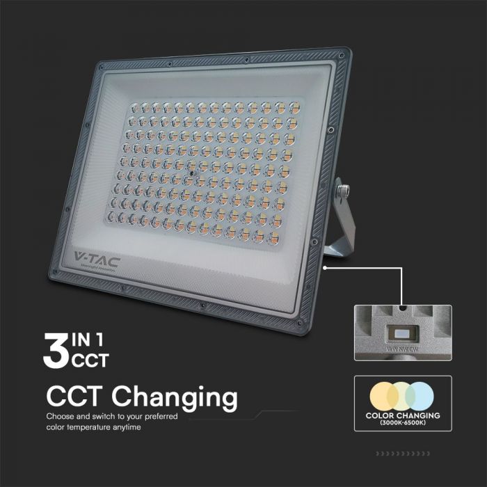 VT-44100CCT Projecteur LED 100W 3-en-1 Corps Gris Acier — 3IN1 — vue 7