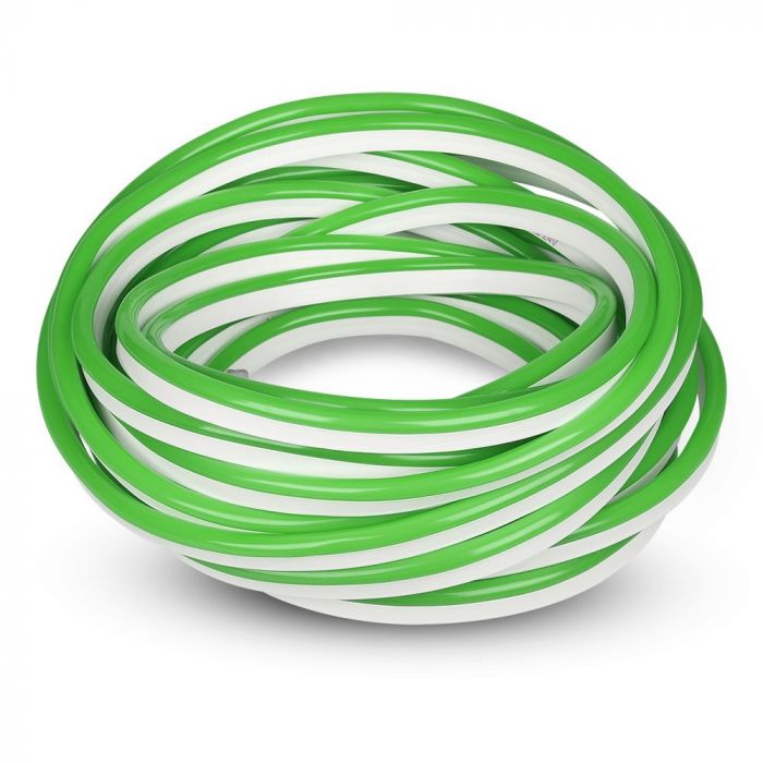 VT-555 8W/M NEON FLEX GREEN 24V (10M/ROULEAU)(PRIX PAR M)