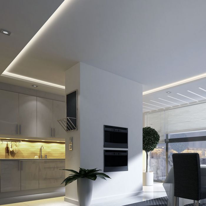 VT-5050-60 10.8w/m LED Strip Light 6400K IP20 12v (5m/roll)(price Per M) — 6400K White — vue 2