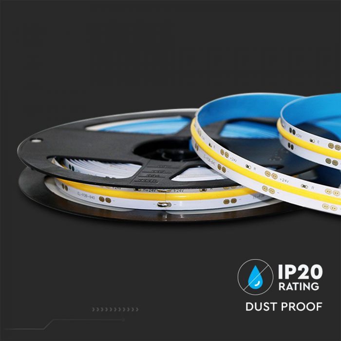 VT-COB 512 12w/m LED COB Striplight 4000K IP20 24v — 4000K Day White — vue 7