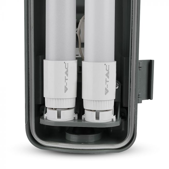 VT-12023 Raccordement Étanche 2x18w 120cmx2 4000K — 4000K Day White — vue 16