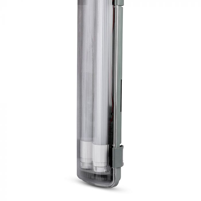VT-12023 Raccordement Étanche 2x18w 120cmx2 4000K — 4000K Day White — vue 9