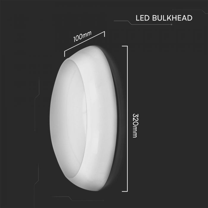 VT-8603 Lampe Dome LED 8w/16w/20w Puces Samsung 3in1 Rd IP65 — 3IN1 — vue 5