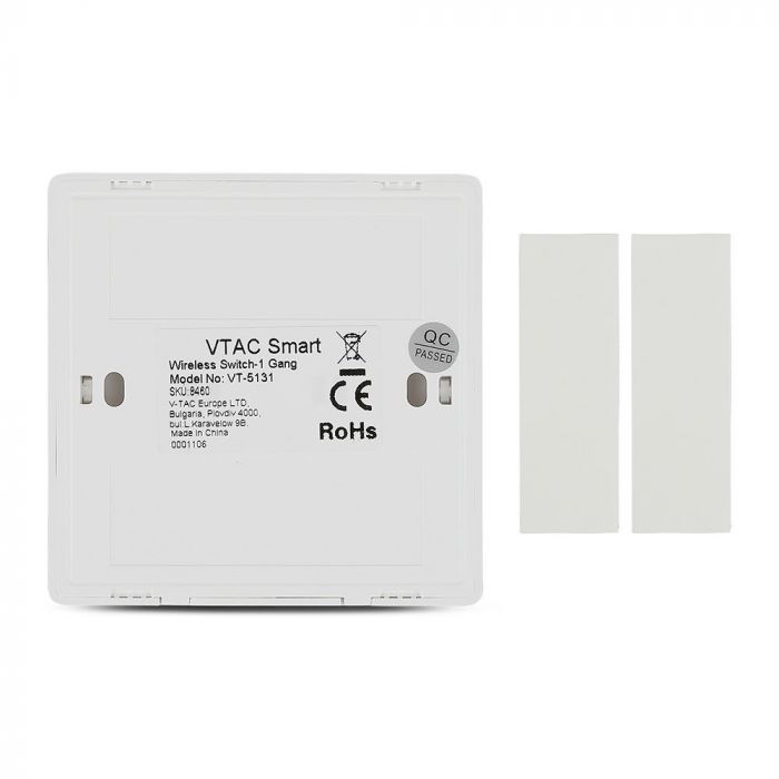 VT-5131 INTERRUPTEUR SENSIBLE AU MOUVEMENT 1 BOUTON IP54