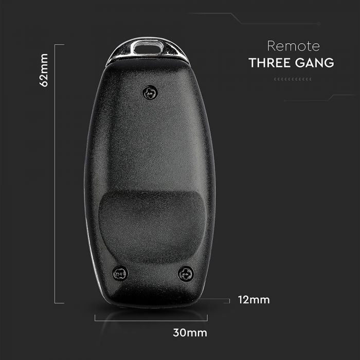 VT-5143 Télécommande Sensible Au Mouvement 3 Boutons IP44 — vue 4