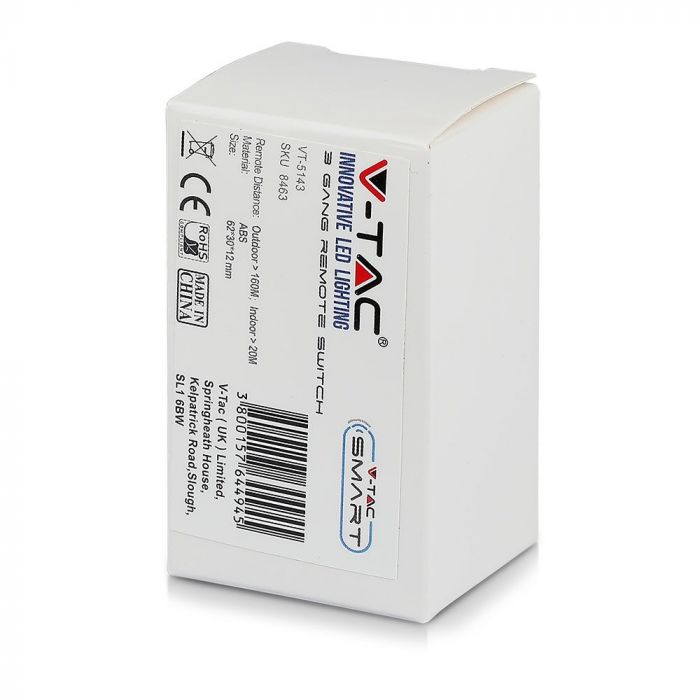 VT-5143 Télécommande Sensible Au Mouvement 3 Boutons IP44 — vue 5