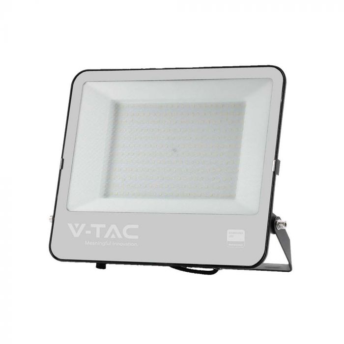 Projecteur LED 200W ultra-puissant VT-44205 - Éclairage extérieur professionnel 6500K noir 185LM/W